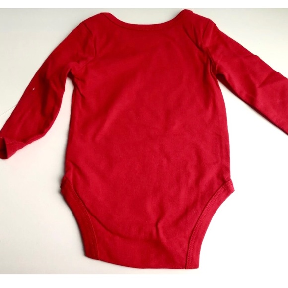 Baby Newborn Christmas Diaper Shirt Bodysuit 3-6M - Picture 6 of 6